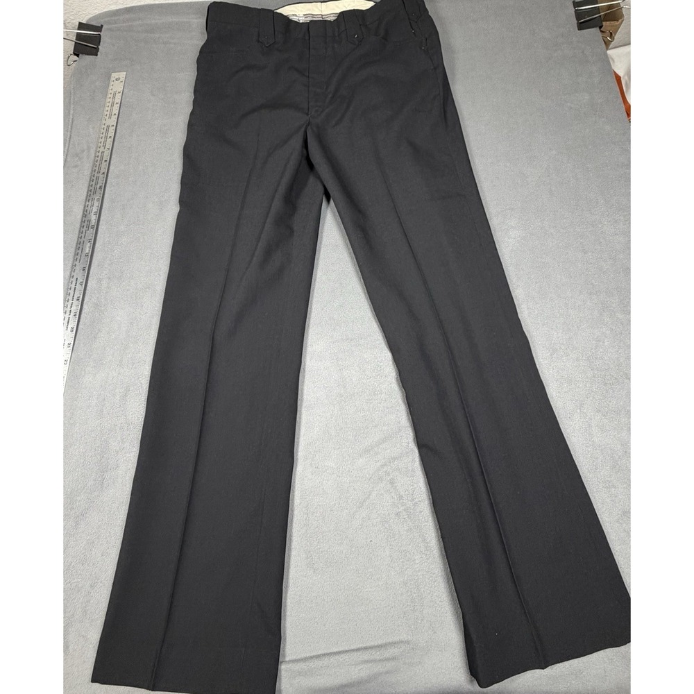 Panhandle Slim Trouser Pants Mens 34x31 Black Western Cowboy Dress Utility Slim